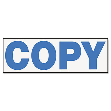Universal® Message Stamp, File Copy, Pre-inked One-color, Blue freeshipping - TVN Wholesale
